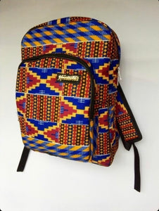 Ankara fabrics African prints Bag pack. ( Kids & Adult )