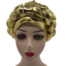 Load image into Gallery viewer, latest auto turban gele Already Handmade african Ladies head wraps
